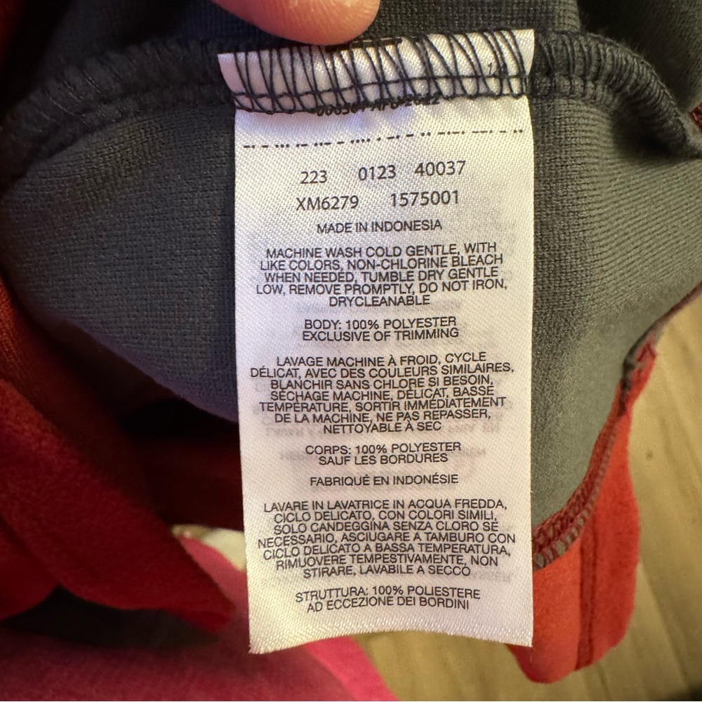 Columbia Half-Zip Fleece Pullover – Red/Gray – Men’s Small – NWT - Picture 11 of 12